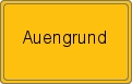 Ortsschild von Auengrund