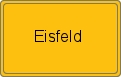 Ortsschild von Eisfeld