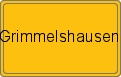 Ortsschild von Grimmelshausen