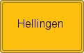 Ortsschild von Hellingen