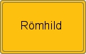 Ortsschild von Römhild