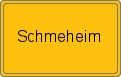 Ortsschild von Schmeheim