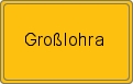 Ortsschild von Großlohra