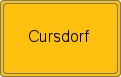 Ortsschild von Cursdorf