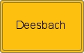 Ortsschild von Deesbach