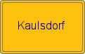 Ortsschild von Kaulsdorf