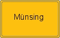 Ortsschild von Münsing