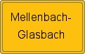 Ortsschild von Mellenbach-Glasbach