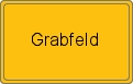 Ortsschild von Grabfeld