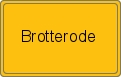 Ortsschild von Brotterode