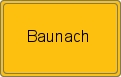 Ortsschild von Baunach