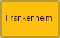 Ortsschild von Frankenheim