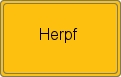 Ortsschild von Herpf