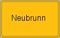 Ortsschild von Neubrunn