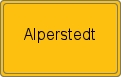 Ortsschild von Alperstedt