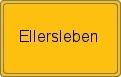 Ortsschild von Ellersleben