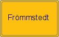 Ortsschild von Frömmstedt