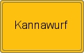 Ortsschild von Kannawurf