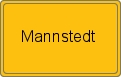 Ortsschild von Mannstedt