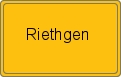 Ortsschild von Riethgen