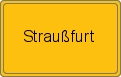 Ortsschild von Straußfurt