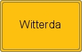 Ortsschild von Witterda