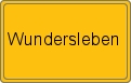 Ortsschild von Wundersleben