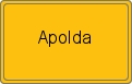 Ortsschild von Apolda
