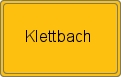 Ortsschild von Klettbach