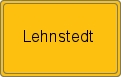 Ortsschild von Lehnstedt