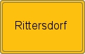 Ortsschild von Rittersdorf