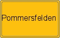 Ortsschild von Pommersfelden