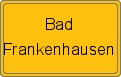 Ortsschild von Bad Frankenhausen
