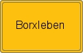 Ortsschild von Borxleben