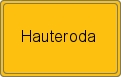 Ortsschild von Hauteroda