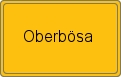 Ortsschild von Oberbösa