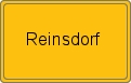 Ortsschild von Reinsdorf