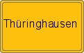 Ortsschild von Thüringhausen