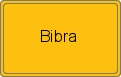 Ortsschild von Bibra