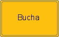 Ortsschild von Bucha