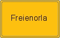 Ortsschild von Freienorla