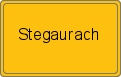 Ortsschild von Stegaurach