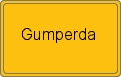 Ortsschild von Gumperda