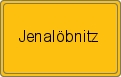 Ortsschild von Jenalöbnitz