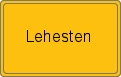 Ortsschild von Lehesten