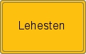 Ortsschild von Lehesten