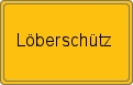 Ortsschild von Löberschütz