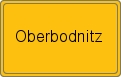 Ortsschild von Oberbodnitz