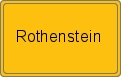 Ortsschild von Rothenstein