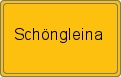 Ortsschild von Schöngleina